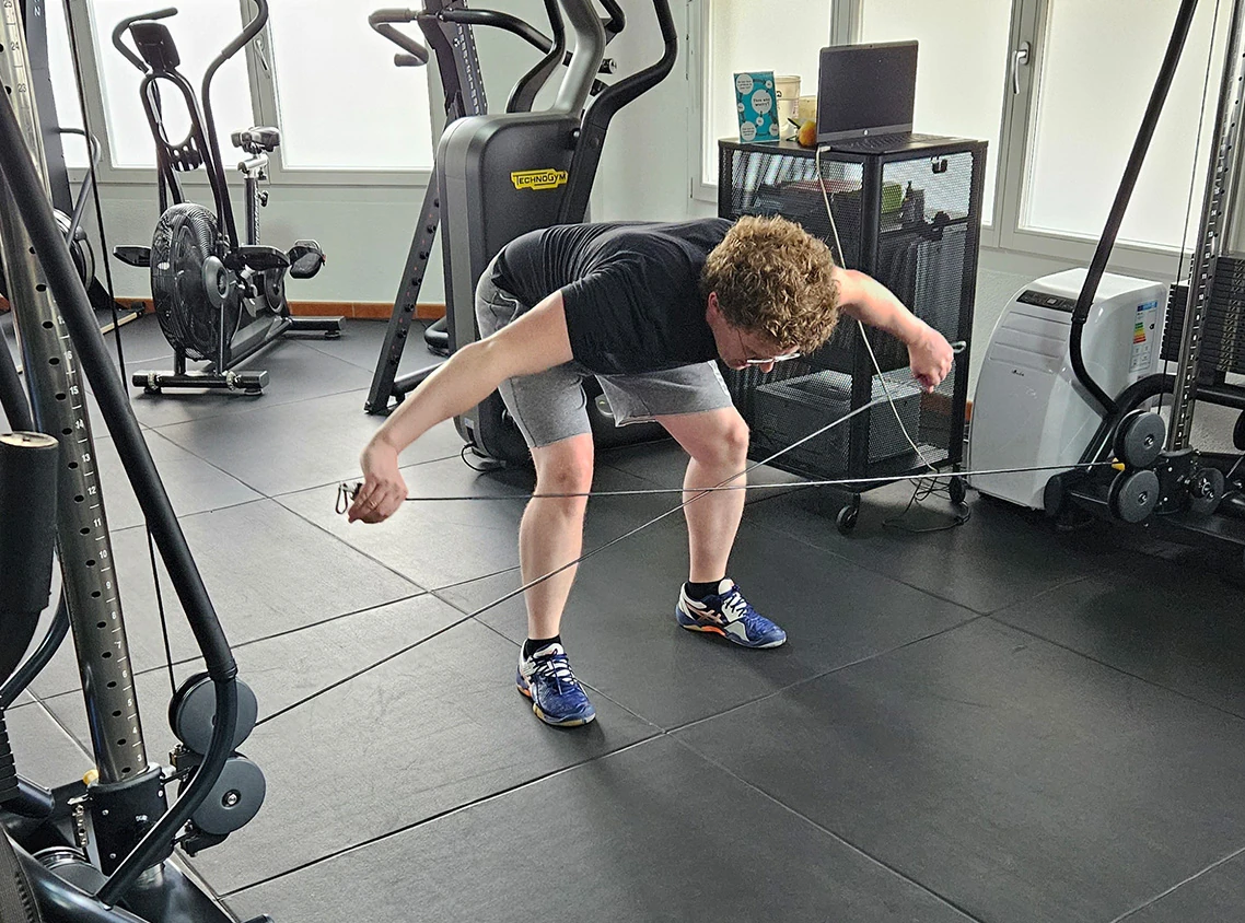 Training am Kabelzug im privaten Studio in Widen